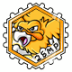 Lightning Gobble Stamp