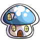 Mushroom House Stamp