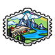 Lush Lake Stamp