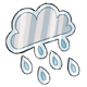 Rainy Stamp