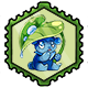 Rainy Azul Stamp