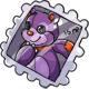 Plushie Feliz Stamp