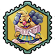 Evil Clown Kujo Stamp