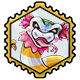 Evil Clown Poera Stamp